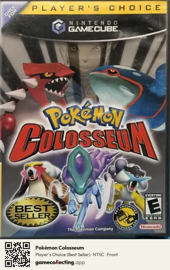 Pokémon Colosseum Nintendo GameCube, NTSC box front