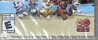 PAW Patrol World, the ESRB box on its front
