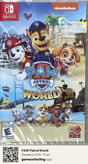 PAW Patrol World Nintendo Switch, NTSC box front