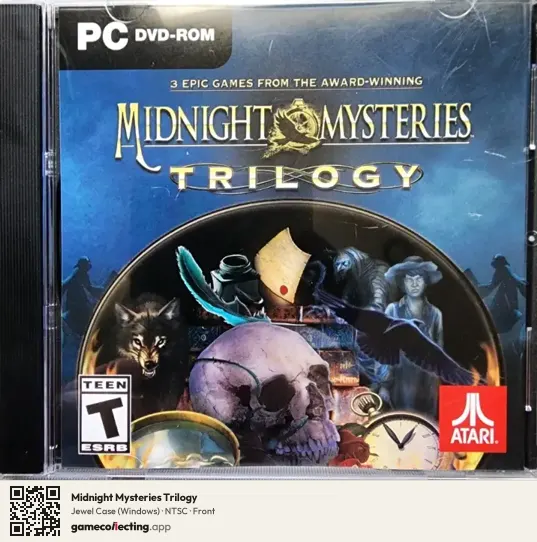 Midnight Mysteries Trilogy Computer, NTSC box front