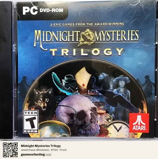 Midnight Mysteries Trilogy Computer, NTSC box front