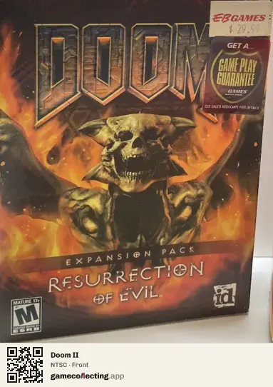 Doom II Computer, NTSC box front