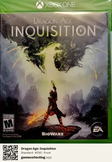 Dragon Age: Inquisition Xbox One, NTSC box front