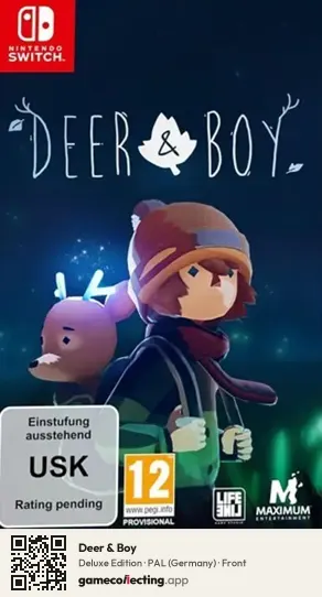 Deer & Boy Nintendo Switch, Germany box front