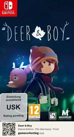 Deer & Boy Nintendo Switch, Germany box front