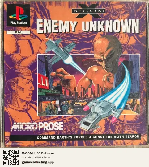 X-COM: UFO Defense PlayStation, PAL box front