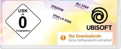 Just Dance 2026 Edition, the USK square on its front