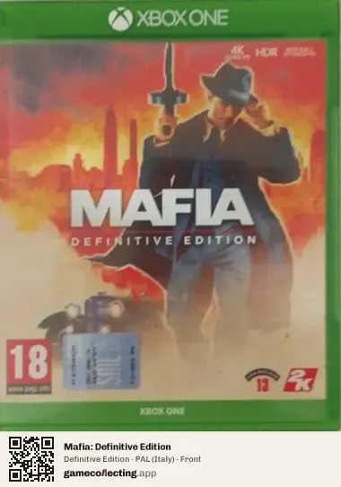 Mafia: Definitive Edition Xbox One, Italy box front