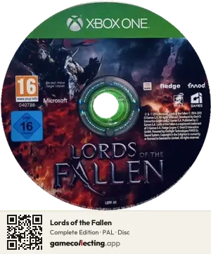 Lords of the Fallen Xbox One, PAL disc
