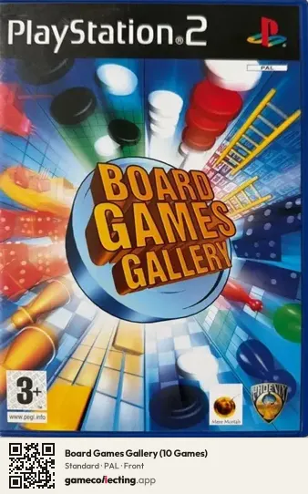 Board Games Gallery (10 Games) PlayStation 2, PAL box front