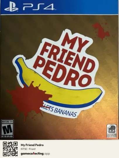 My Friend Pedro PlayStation 4, NTSC box front