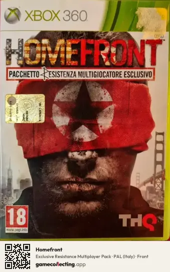 Homefront Xbox 360, Italy box front