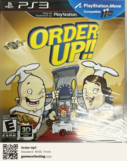 Order Up!! PlayStation 3, NTSC box front