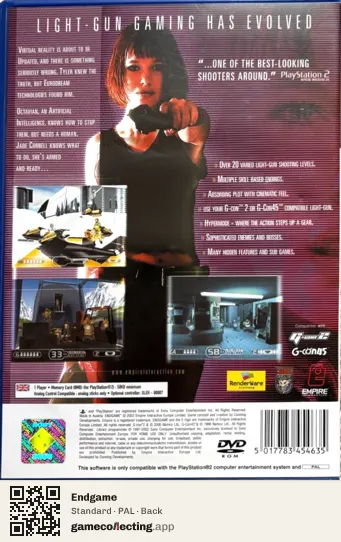 Endgame PlayStation 2, PAL box back