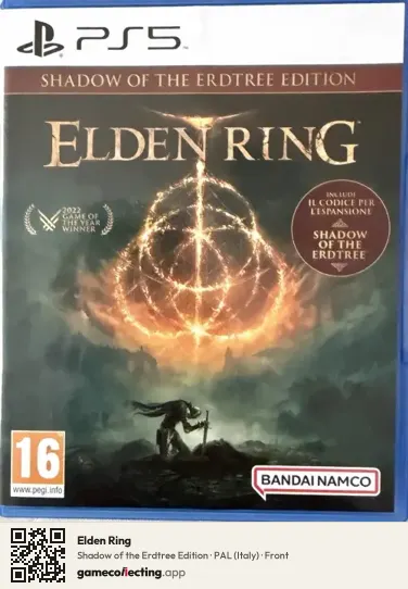 Elden Ring PlayStation 5, Italy box front