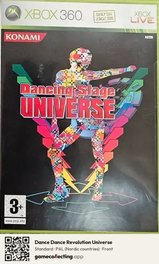 Dance Dance Revolution Universe Xbox 360, Nordic countries box front