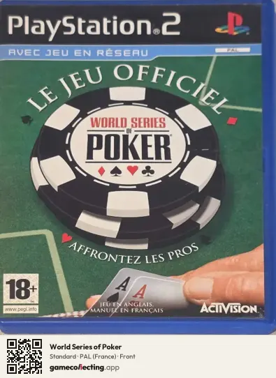 World Series of Poker PlayStation 2, France box front