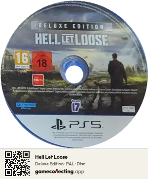 Hell Let Loose PlayStation 5, PAL disc