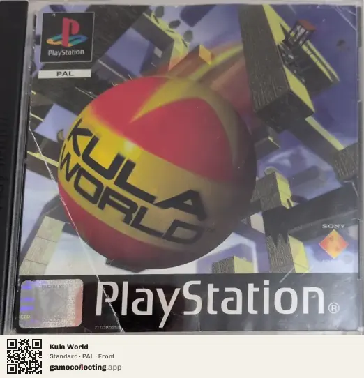 Kula World PlayStation, PAL box front