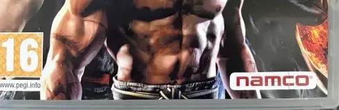 Tekken 6, the PEGI square on its front