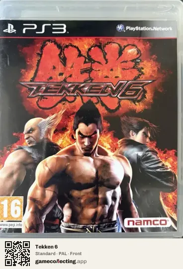 Tekken 6 PlayStation 3, PAL box front