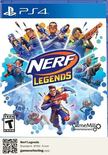Nerf Legends PlayStation 4, NTSC box front
