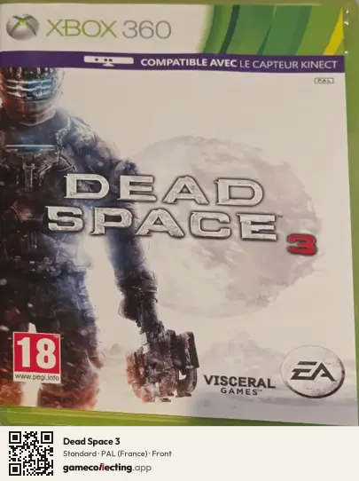 Dead Space 3 Xbox 360, France box front