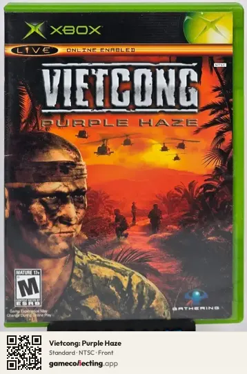 Vietcong: Purple Haze Xbox, NTSC box front