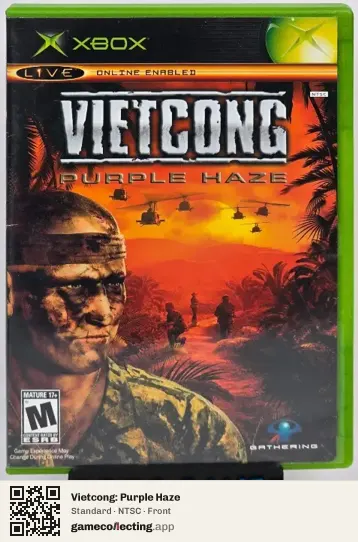 Vietcong: Purple Haze Xbox, NTSC box front