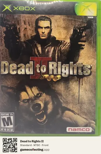 Dead to Rights II Xbox, NTSC box front