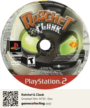 Ratchet & Clank PlayStation 2, NTSC disc