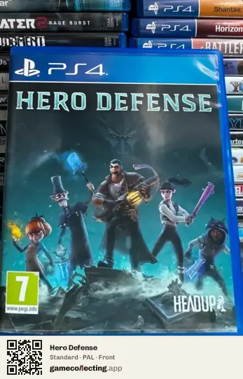 Hero Defense PlayStation 4, PAL box front