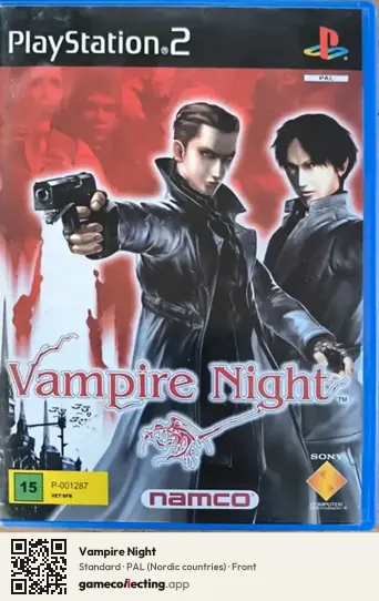 Vampire Night PlayStation 2, Nordic countries box front