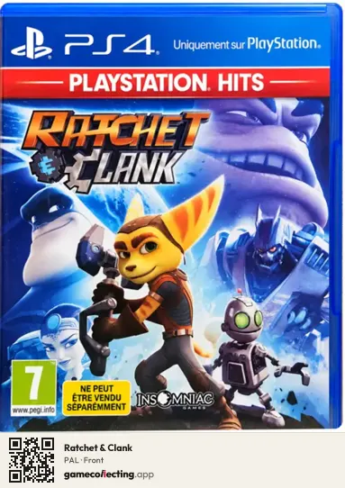 Ratchet & Clank PlayStation 4, PAL box front