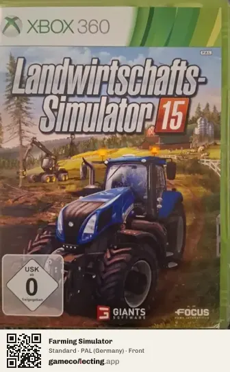 Farming Simulator Xbox 360, Germany box front