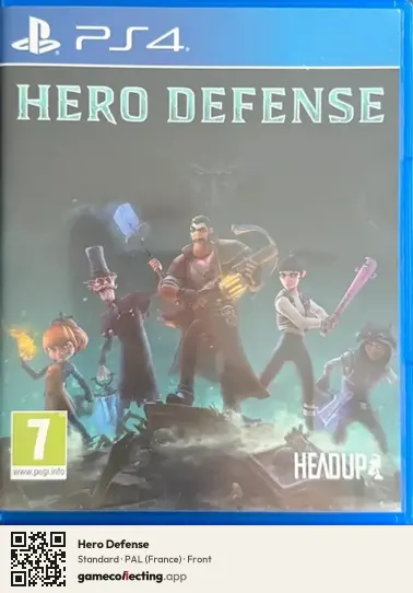 Hero Defense PlayStation 4, France box front