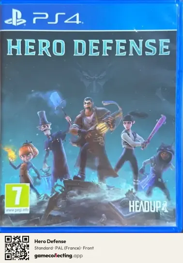 Hero Defense PlayStation 4, France box front