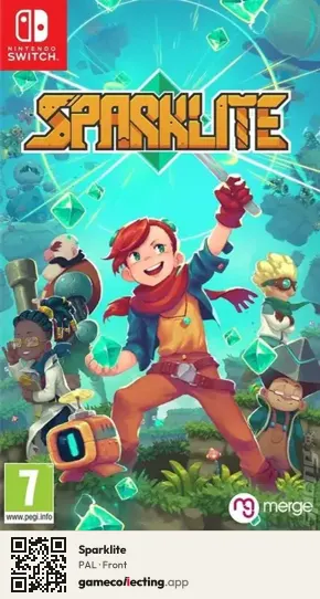 Sparklite Nintendo Switch, PAL box front