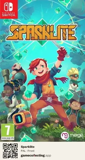 Sparklite Nintendo Switch, PAL box front