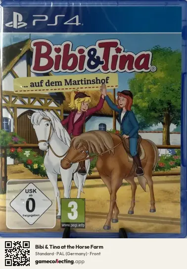 Bibi & Tina at the Horse Farm PlayStation 4, Germany box front
