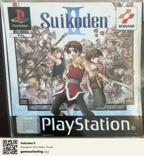 Suikoden II PlayStation, Italy box front