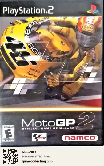 MotoGP 2 PlayStation 2, NTSC box front