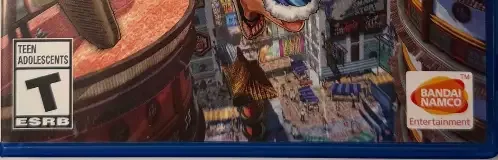 One Piece: World Seeker, the ESRB box on its front