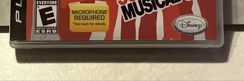 Disney Sing It: High School Musical 3: Senior Year, the ESRB box on its front