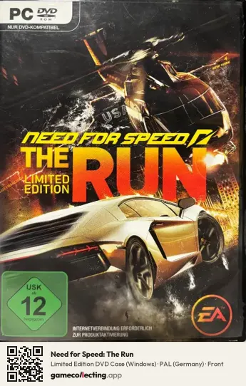 Need for Speed: The Run Computer, Germany box front