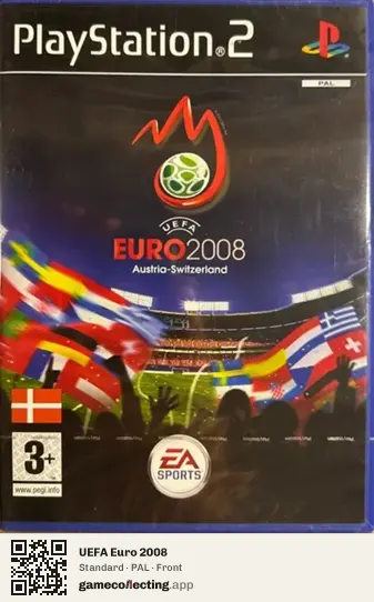 UEFA Euro 2008 PlayStation 2, PAL box front