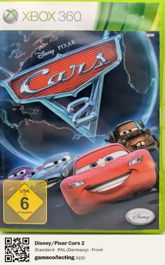 Disney/Pixar Cars 2 Xbox 360, Germany box front
