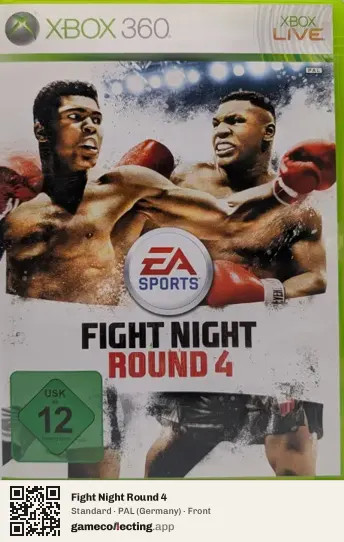 Fight Night Round 4 Xbox 360, Germany box front