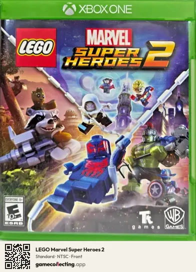 LEGO Marvel Super Heroes 2 Xbox One, NTSC box front