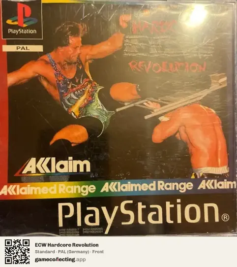 ECW Hardcore Revolution PlayStation, Germany box front